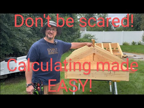 YouTube thumbnail for Principal Rafter Calculation Made Easy